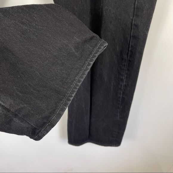 Levi's Classic 501 Straight Leg Jeans Black Button Fly Men's Size 40x30 - Picture 10 of 11